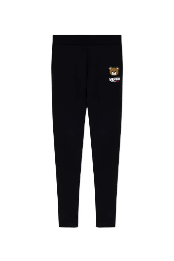 relaxed high-waisted jeans od Moschino