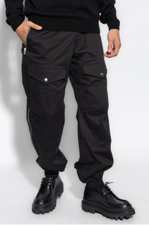 Moschino Logo-patched trousers