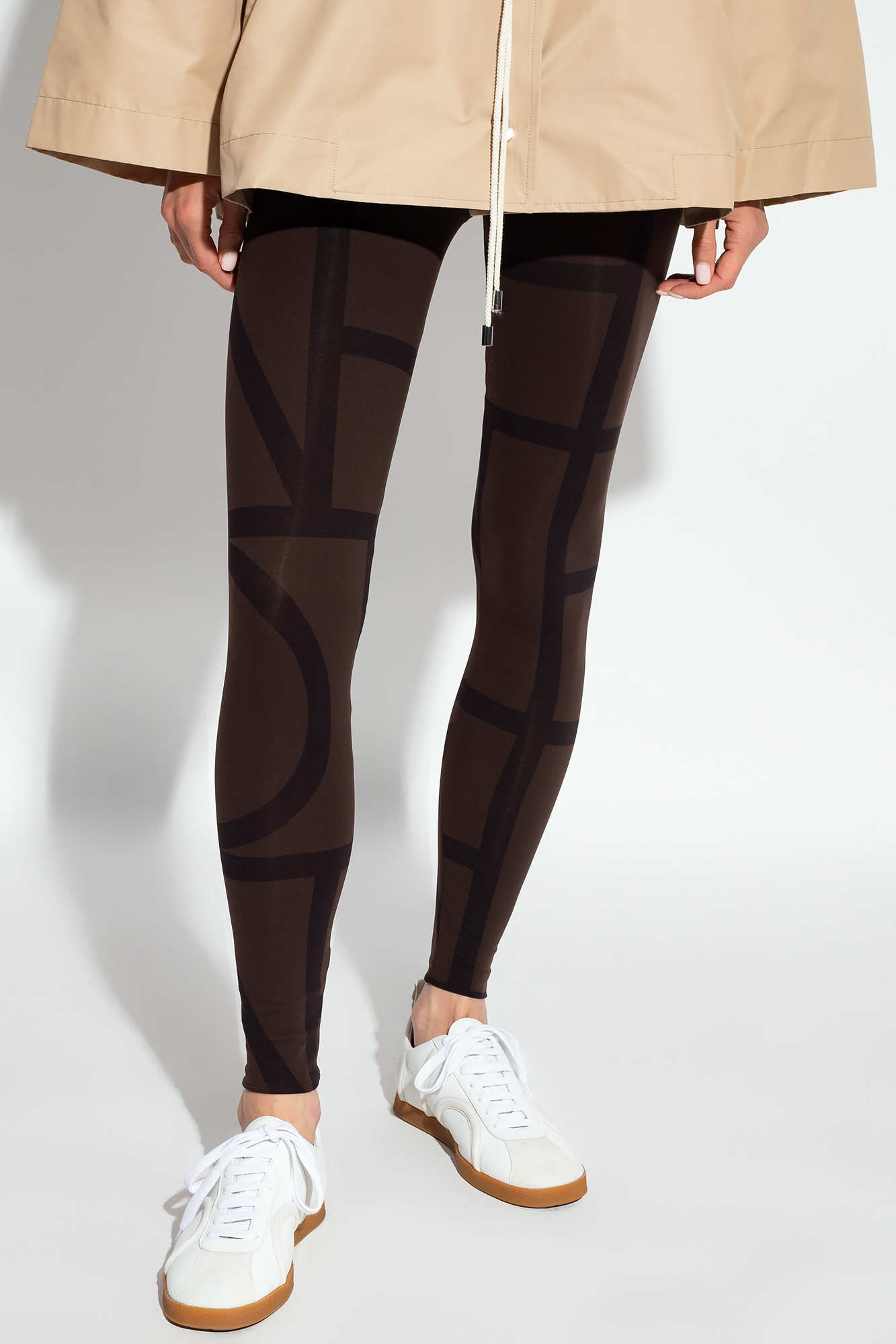 TOTEME Monogrammed leggings