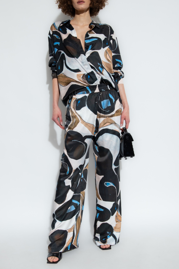 Munthe ‘Active’ patterned trousers