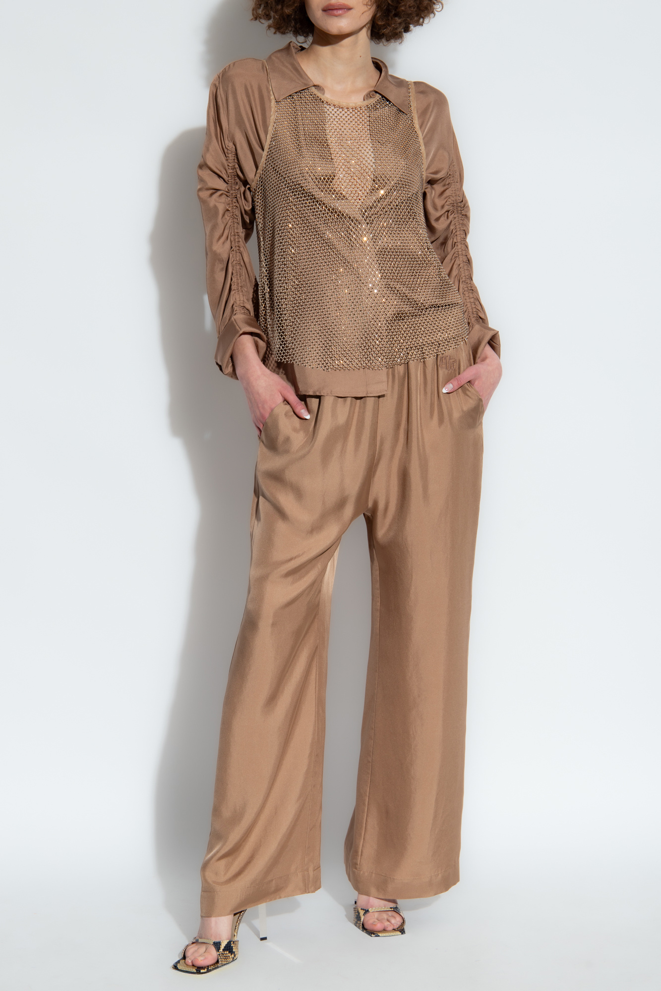 Munthe ‘Arum’ silk trousers