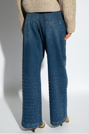 Munthe ‘Lacubu’ jeans with beaded details