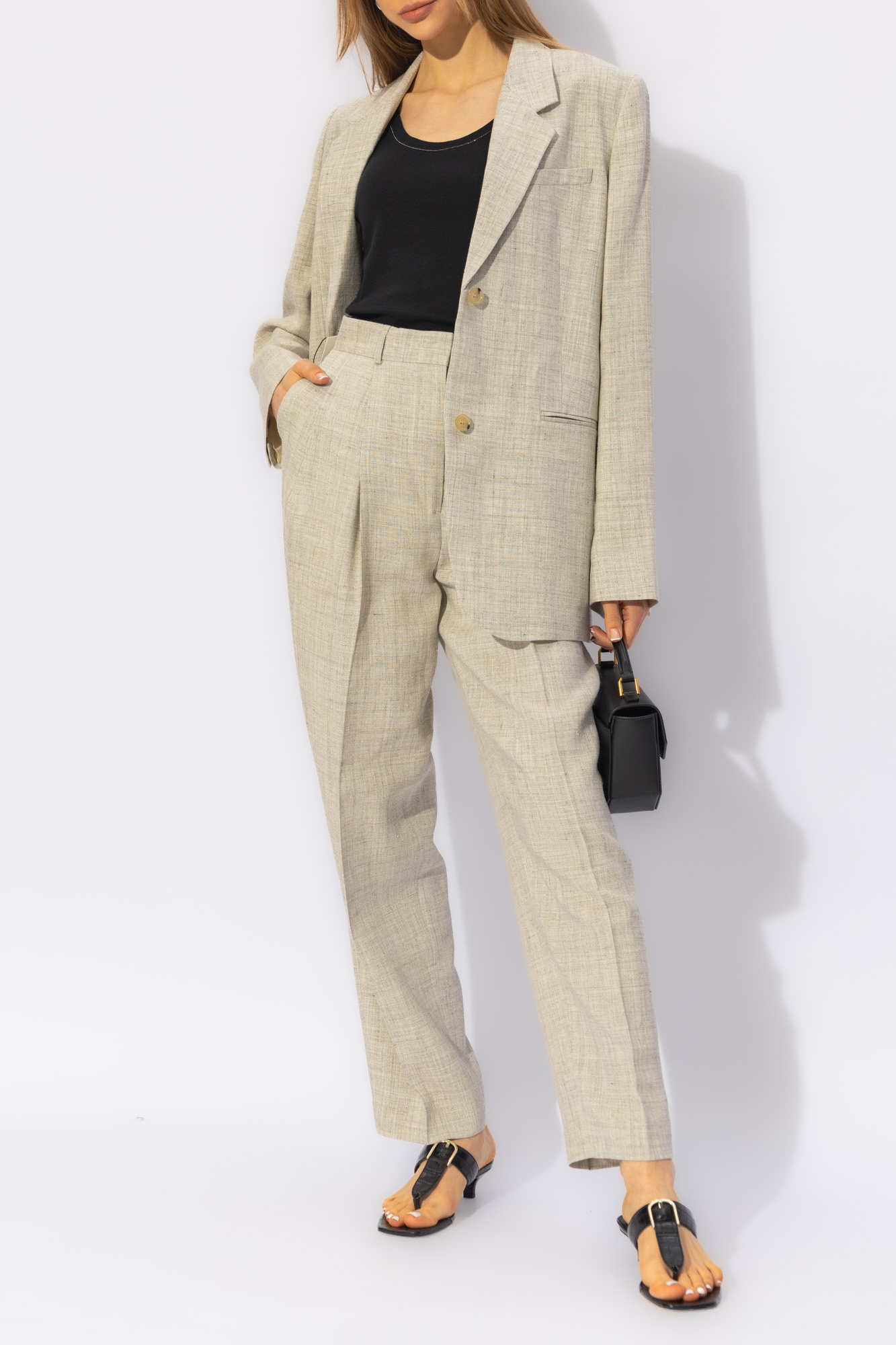 TOTEME Pleat-front trousers