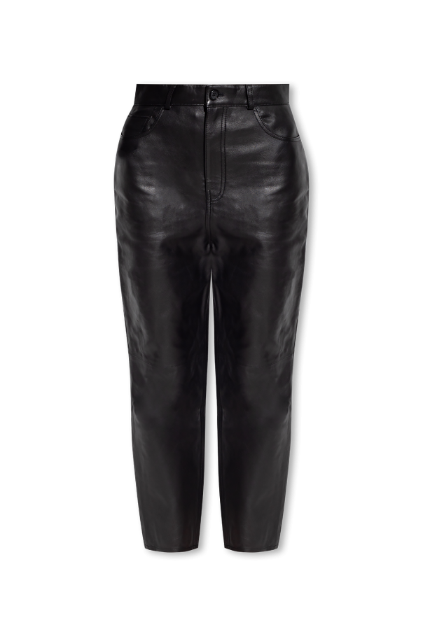 Turquoise Hollister Shorts taille basse - CamaragrancanariaShops Ukraine -  Black Leather trousers TOTEME