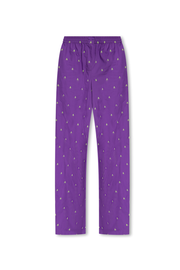 The Attico Monogrammed trousers