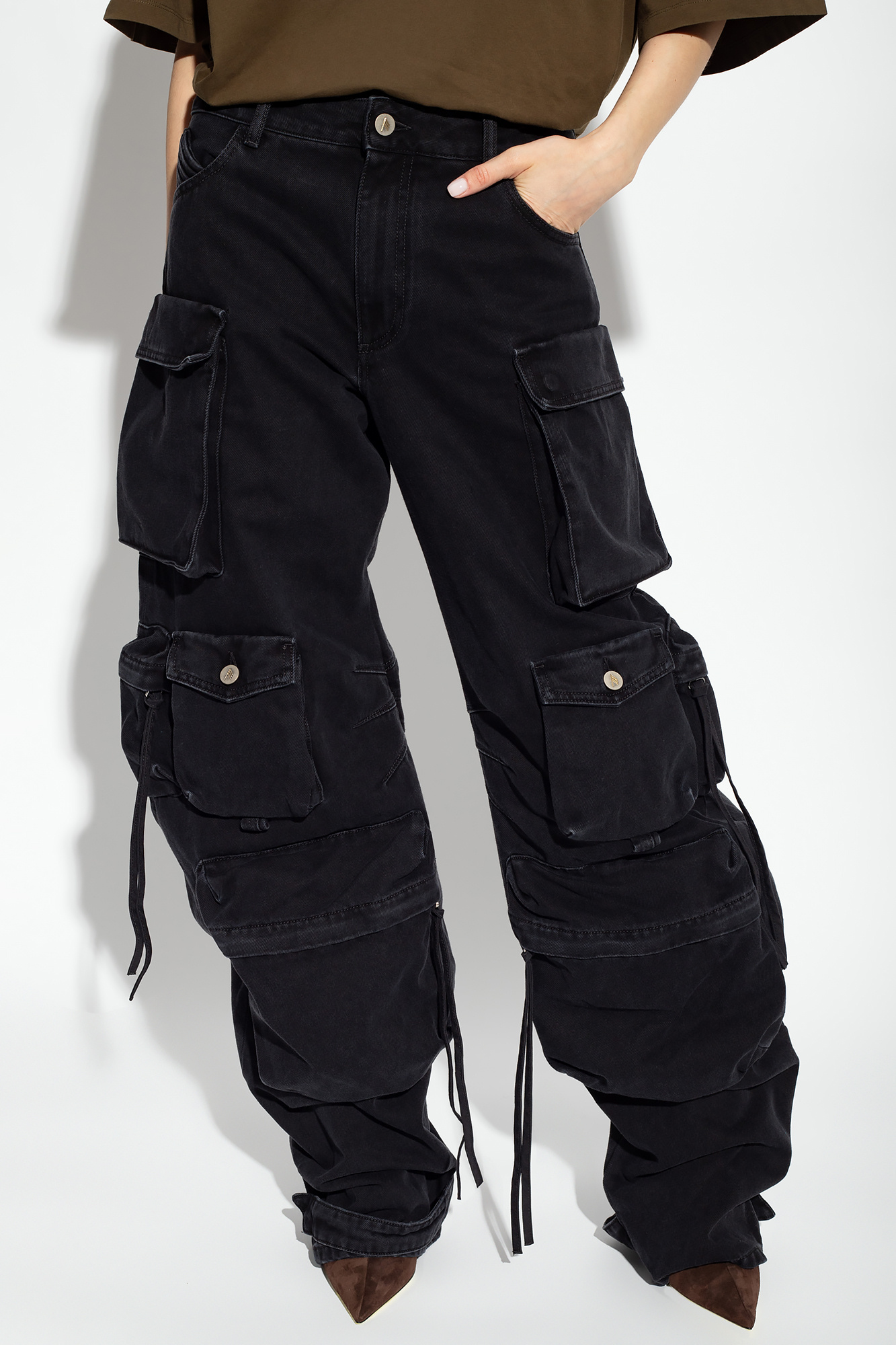 The Attico ‘Fern’ wide jeans