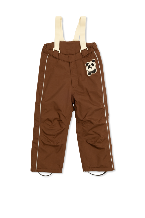 Insulated trousers with braces od Mini Rodini