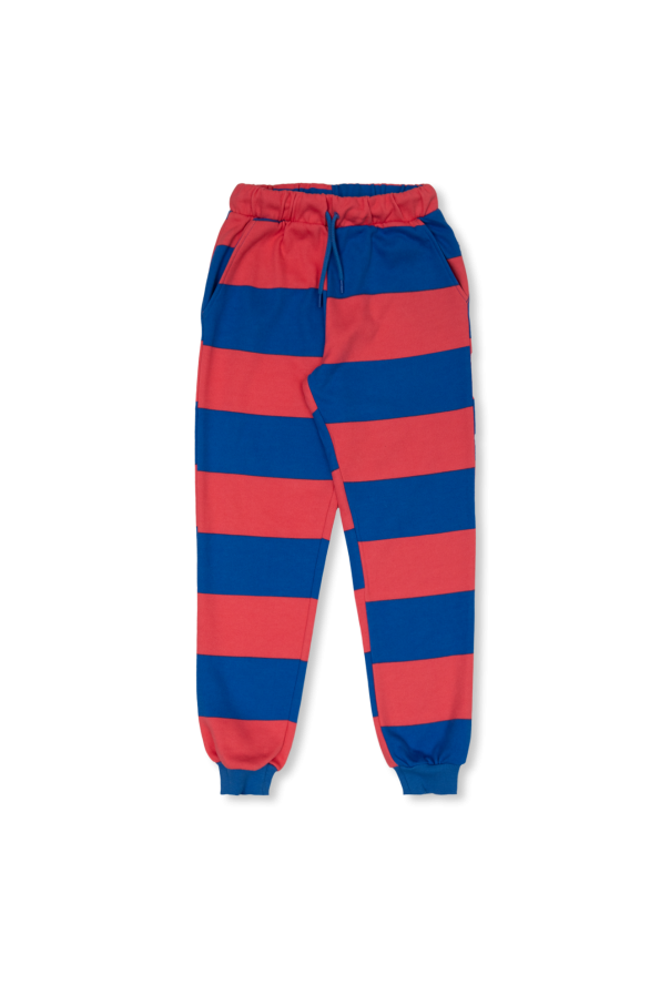 Striped sweatpants od Mini Rodini