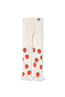 Mini Rodini Leggings with strawberry motif