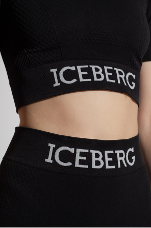 Iceberg Peserico tie-detail short-sleeved dress