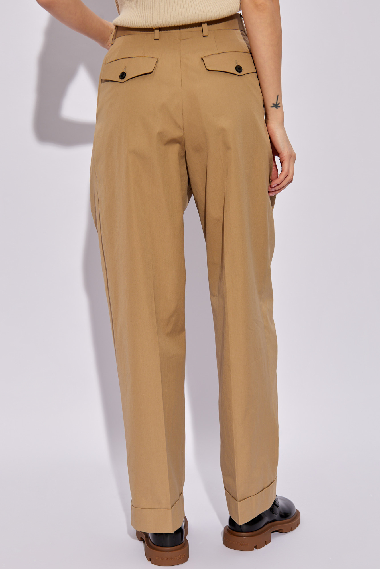 Dries Van Noten Turn-up trousers