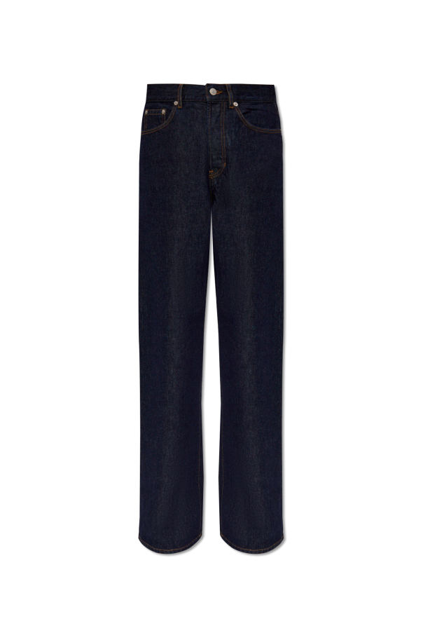 High-rise jeans with wide legs od Dries Van Noten