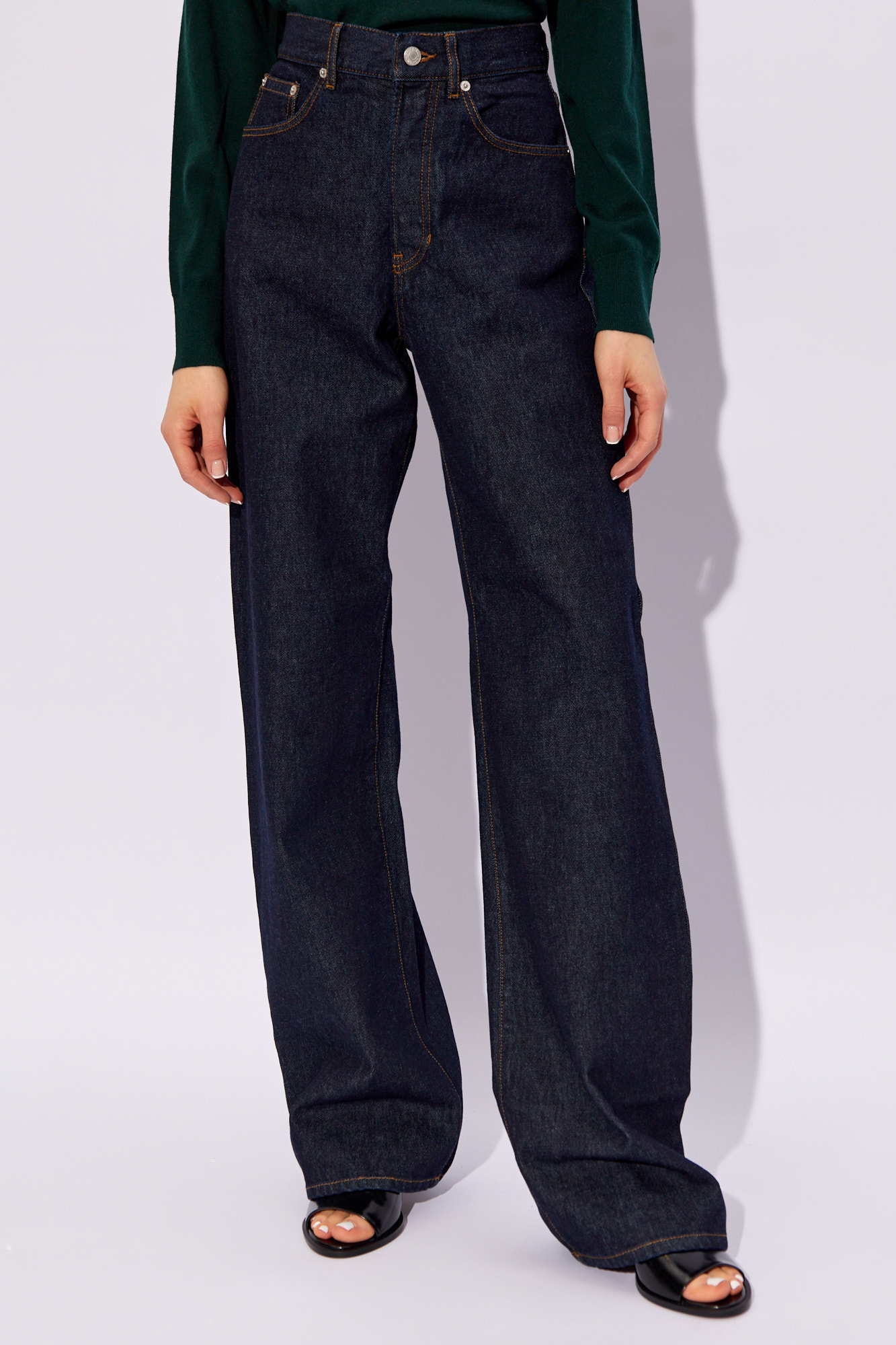 Dries Van Noten High-rise jeans with wide legs