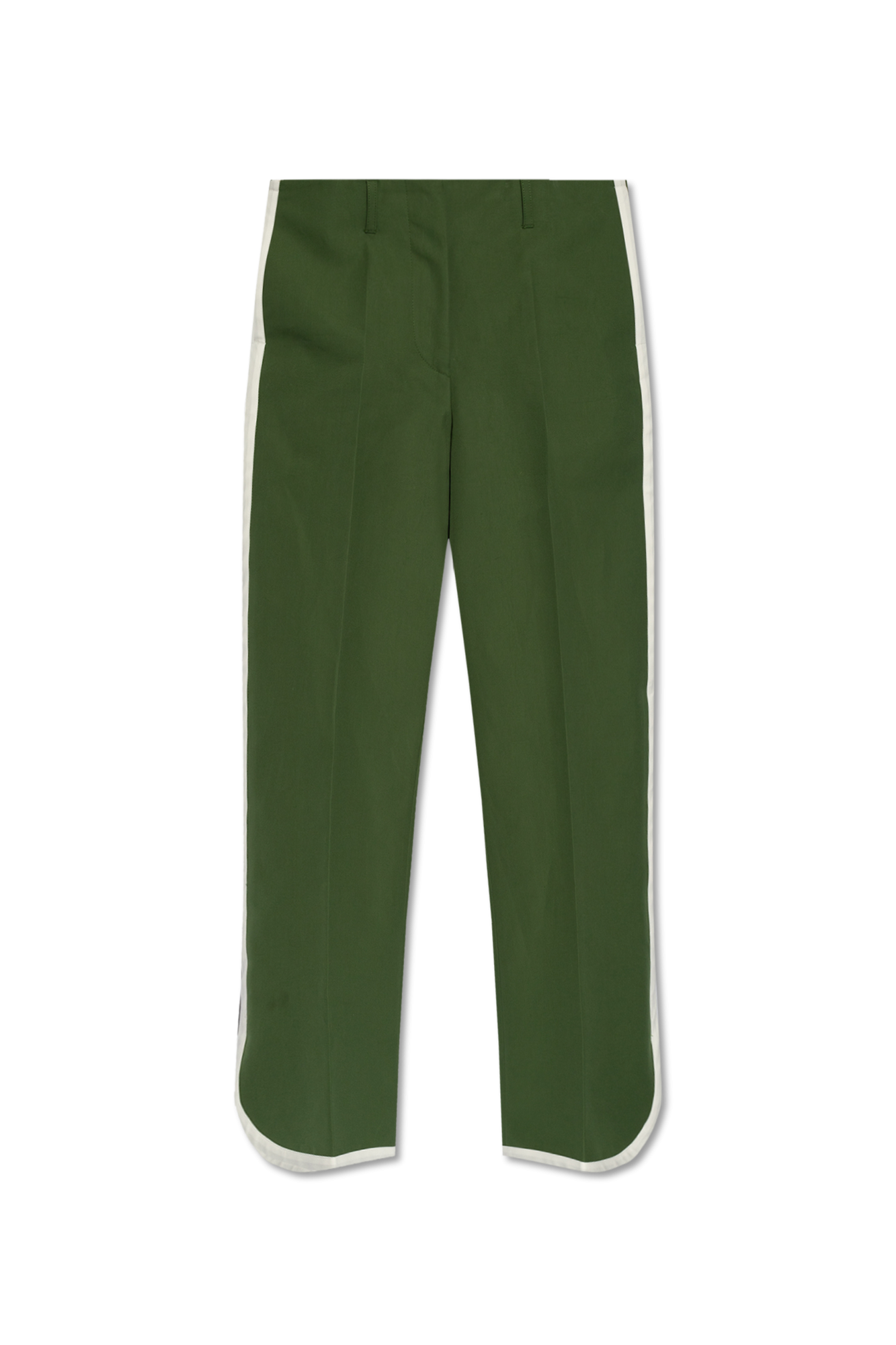 front trousers material Dries Van Noten - Domaine-pignadaShops Germany -  Green Pleat - Dion Lee waist-tied midi dress