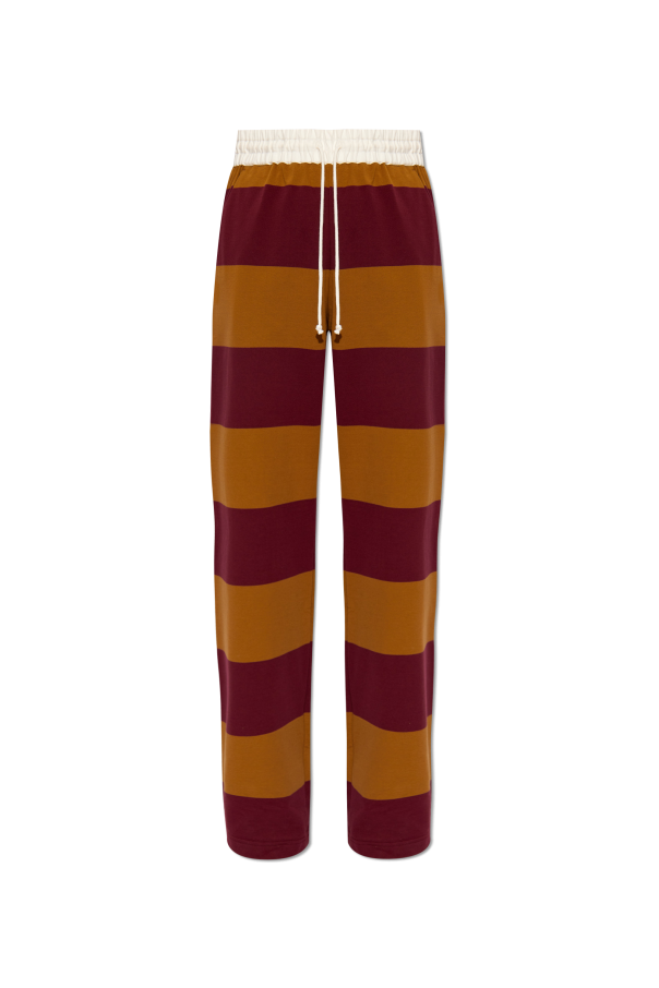 Dries Van Noten Sweatpants with stripe pattern