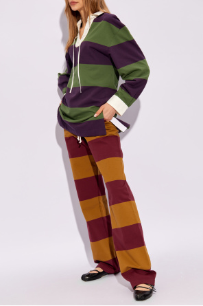 Sweatpants with stripe pattern od Versace Jeans Couture