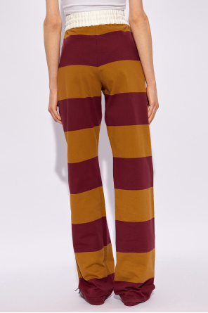 Dries Van Noten Sweatpants with stripe pattern