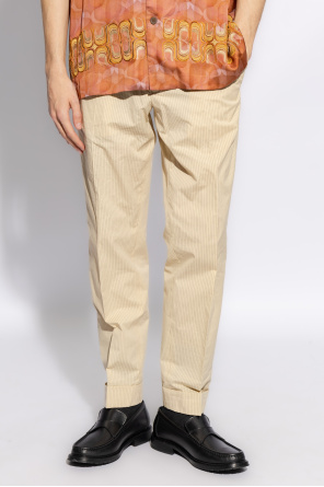 Etudes high-rise fitted jeans Pinstripe trousers