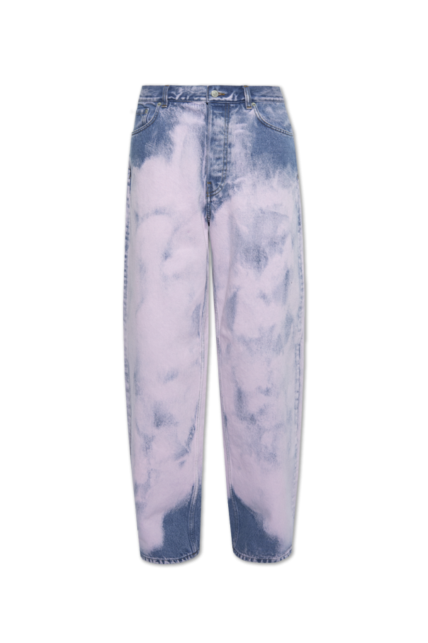 Tie-dye jeans od Dries Van Noten