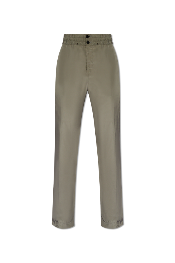 Dries Van Noten Trousers lateral with pockets