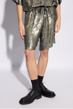 Dries Van Noten Shorts with sequins