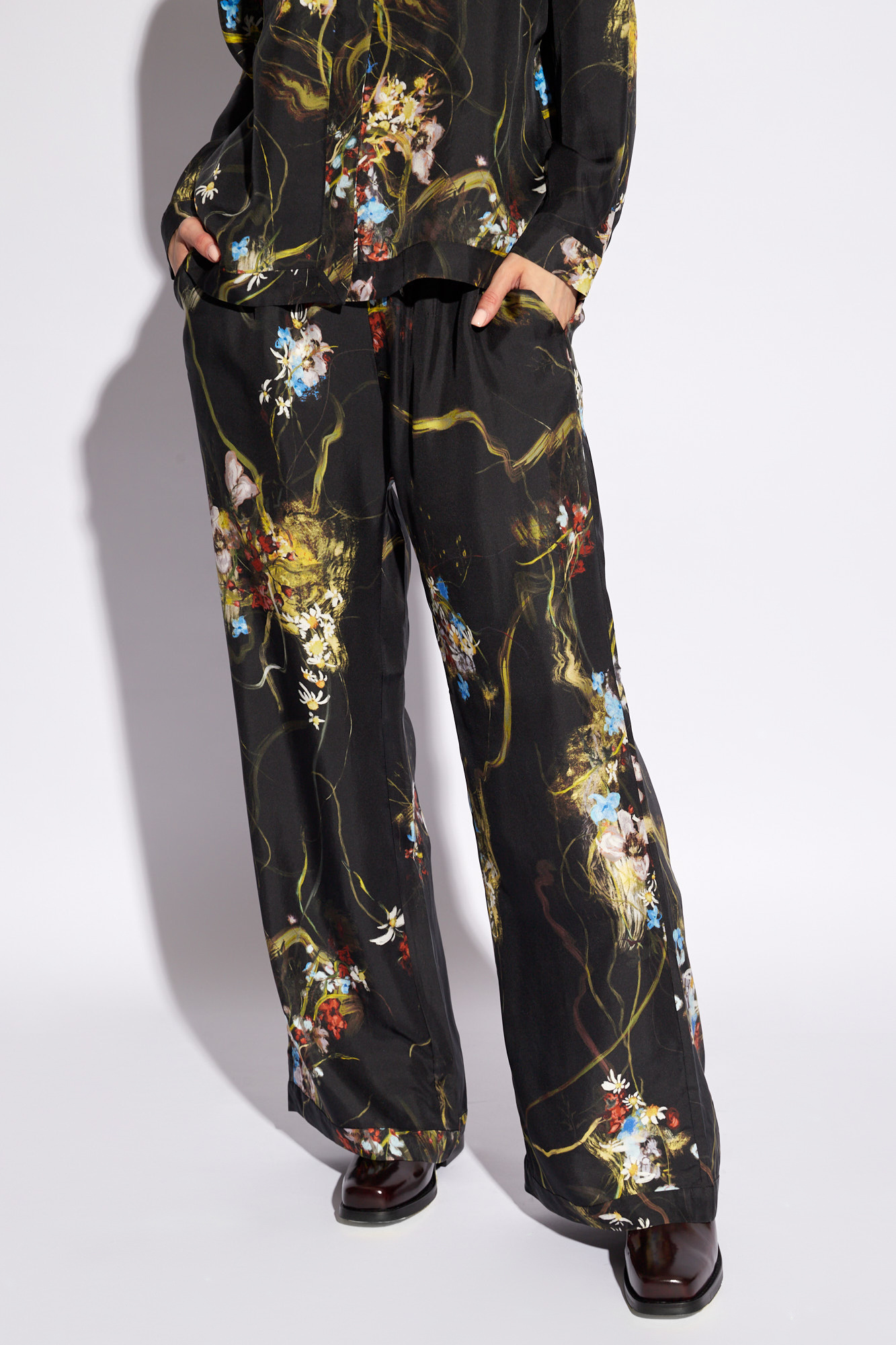 Munthe ‘Arum’ silk trousers