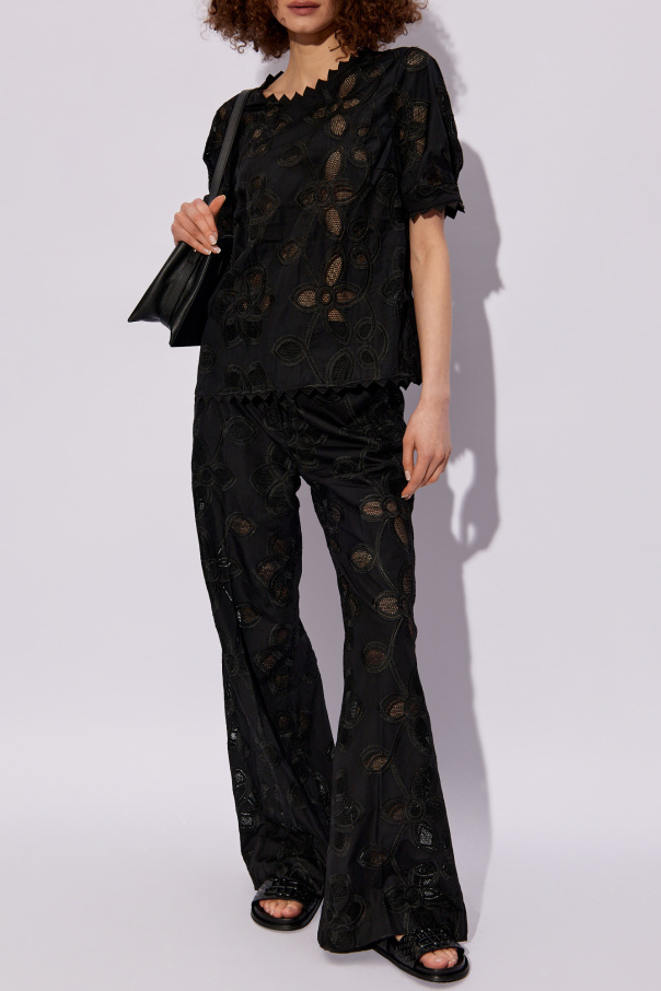 Munthe ‘Eileen’ embroidered trousers