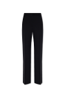 TOTEME BLACK Pleat-front trousers