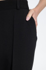 TOTEME BLACK Pleat-front trousers