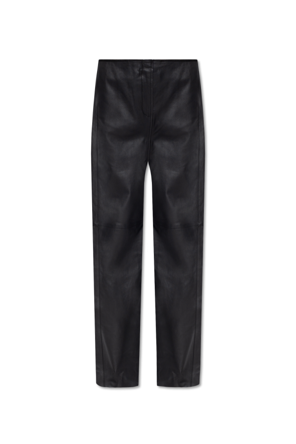 Trousers from lamb leather od TOTEME