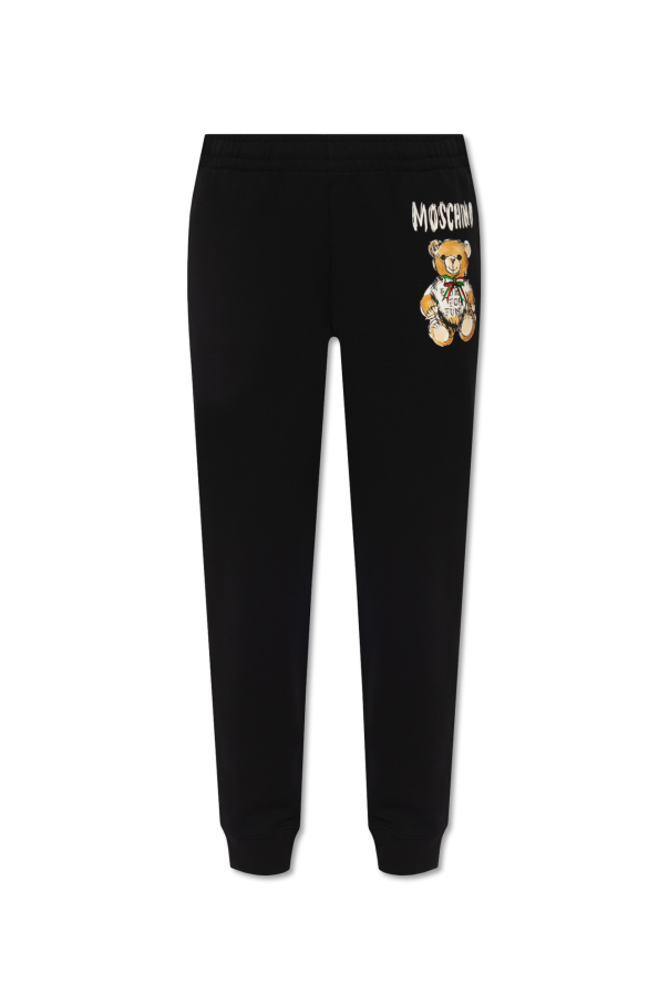 relaxed high-waisted jeans od Moschino