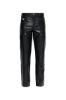 MISBHV BLACK Vegan leather pants