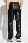 MISBHV BLACK Vegan leather pants