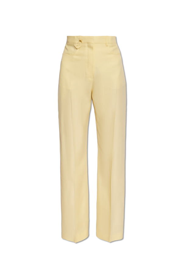 ‘sauge’ pleat-front trousers od Jacquemus