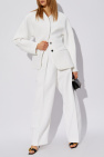 Jacquemus WHITE Pants with pleats 'Ovalo'