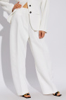 Jacquemus WHITE Pants with pleats 'Ovalo'