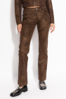 MISBHV BROWN Vegan Leather Pants