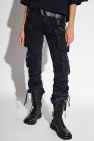 The Attico BLACK ‘Essie’ cargo jeans