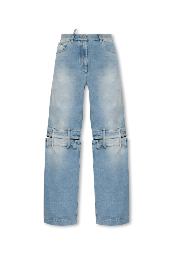 Jeans with split legs od The Attico