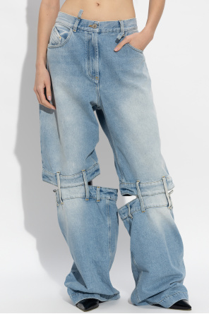 The Attico Jeans with split legs