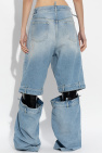 The Attico light blue Jeans with split legs