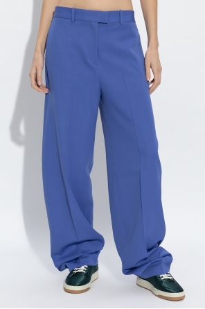 The Attico ‘Jagger’ wool pleat-front trousers