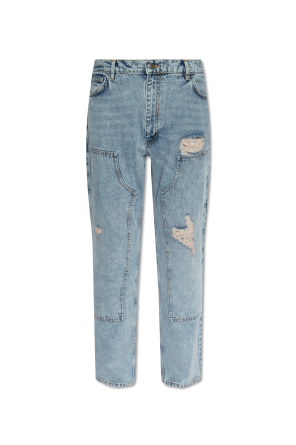 Jeans with vintage effect od Moschino