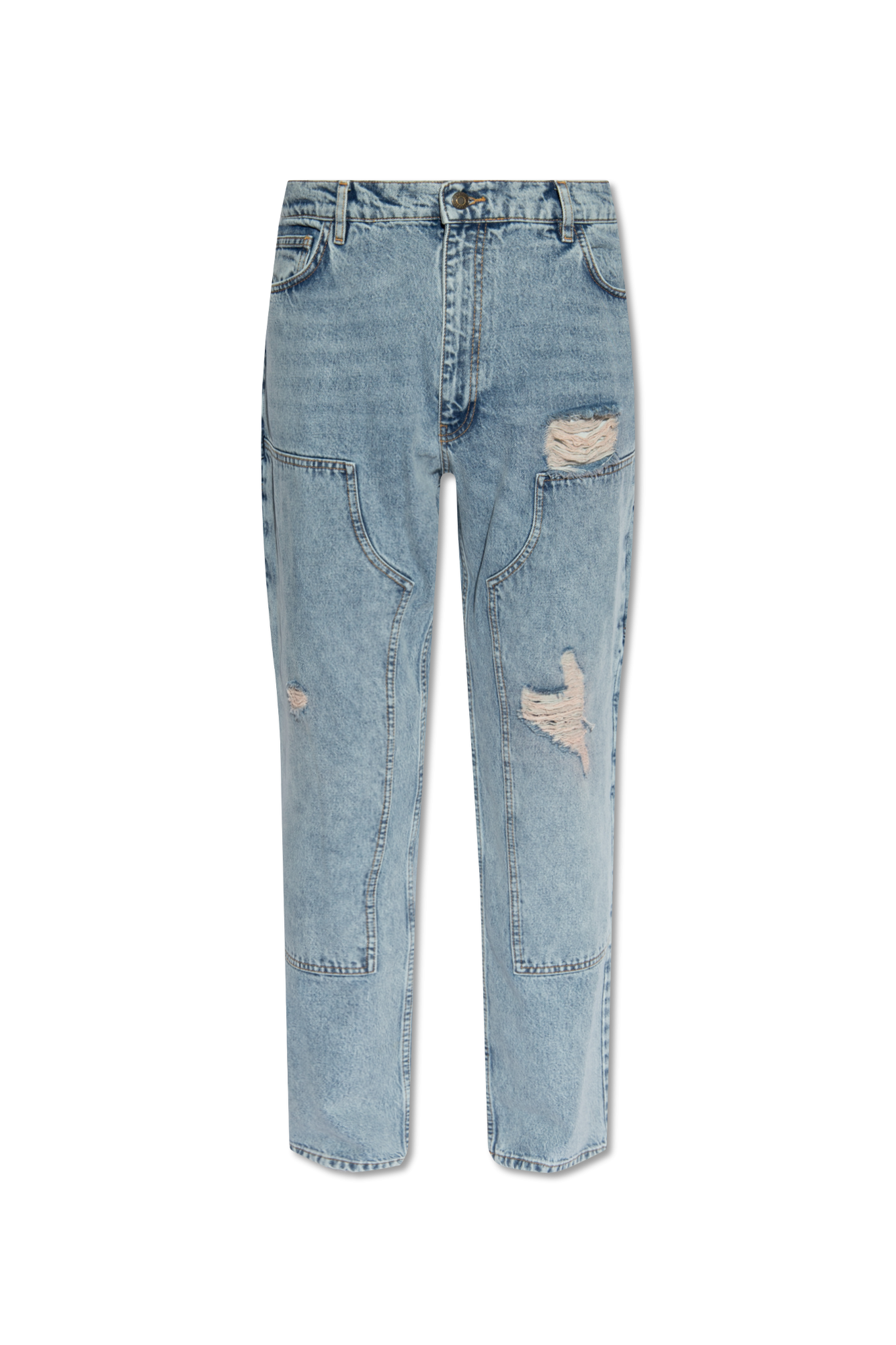 Blue Jeans with vintage effect Moschino - Vitkac Canada