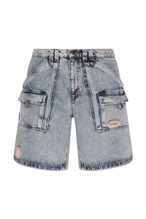 Cargo denim shorts od Moschino