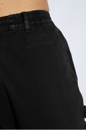 Moschino Spodnie o luźnym kroju