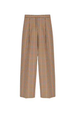 Trousers with check pattern od Dries Van Noten