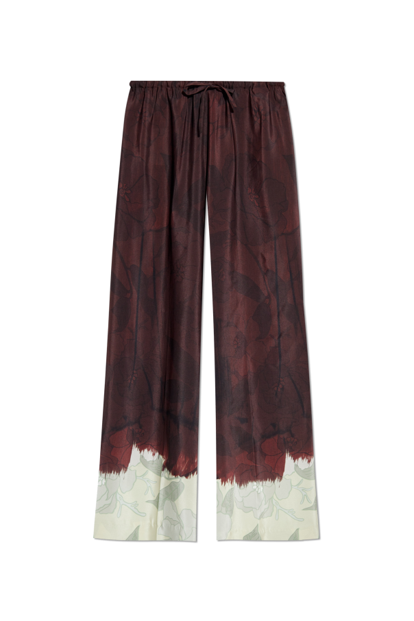 Dries Van Noten Silk trousers