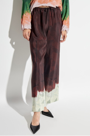 Dries Van Noten Silk trousers