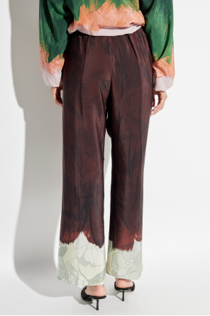 Dries Van Noten Silk trousers